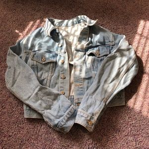 john galt cropped denim jacket
